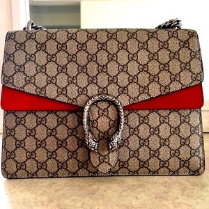 Gucci Dionysus Handbag GG Authentic!
Coated Canvas Medium! With tags dust bag!